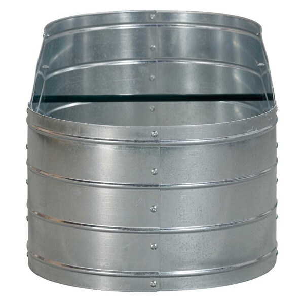 Galvanized Steel Oval Planter